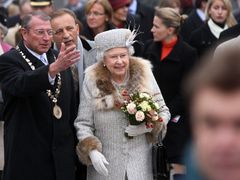 Britká královna Alžběta při letošní návštěvě Slovenska