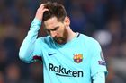 fotbal, Liga mistrů 2017/2018, AS Řím - FC Barcelona, Lionel Messi