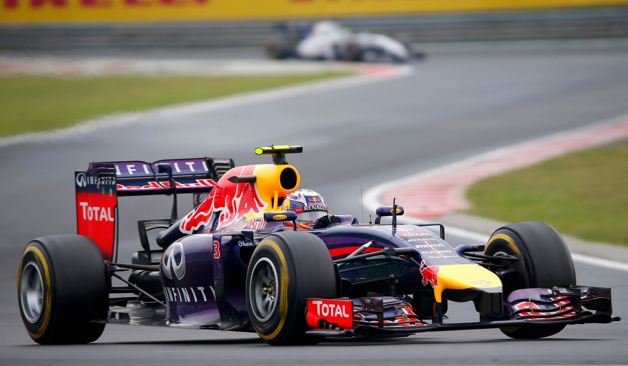 Red Bull Formula One driver Ricciardo of Australia drives during the Hungarian F1 Grand Prix at the Hungaroring circuit, near Budapest