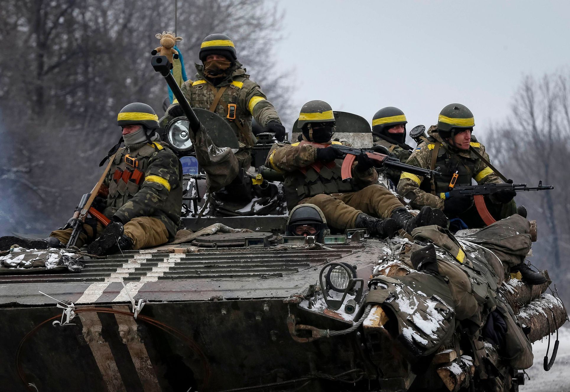 Ukrajina - Debalceve - armáda - vojáci