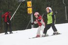 Na Černé hoře se rozjel vlek Anděl, lyžaři mohou využít 300 metrů dlouhou sjezdovku