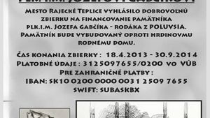 Pomník Josefa Gabčíka