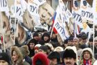 V Moskvě stávkovaly tisíce Rusů, nechtějí návrat Putina