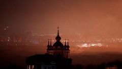 Ruské bombardování Kyjeva