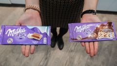 Čokoláda Milka, porovnání hmotnosti a původu