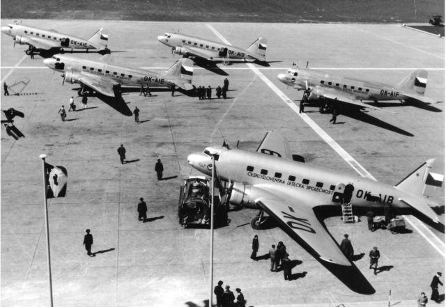 Ruzyňské letiště - 30. léta