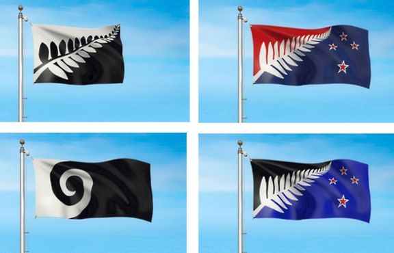 Návrhy novozélandské vlajky.