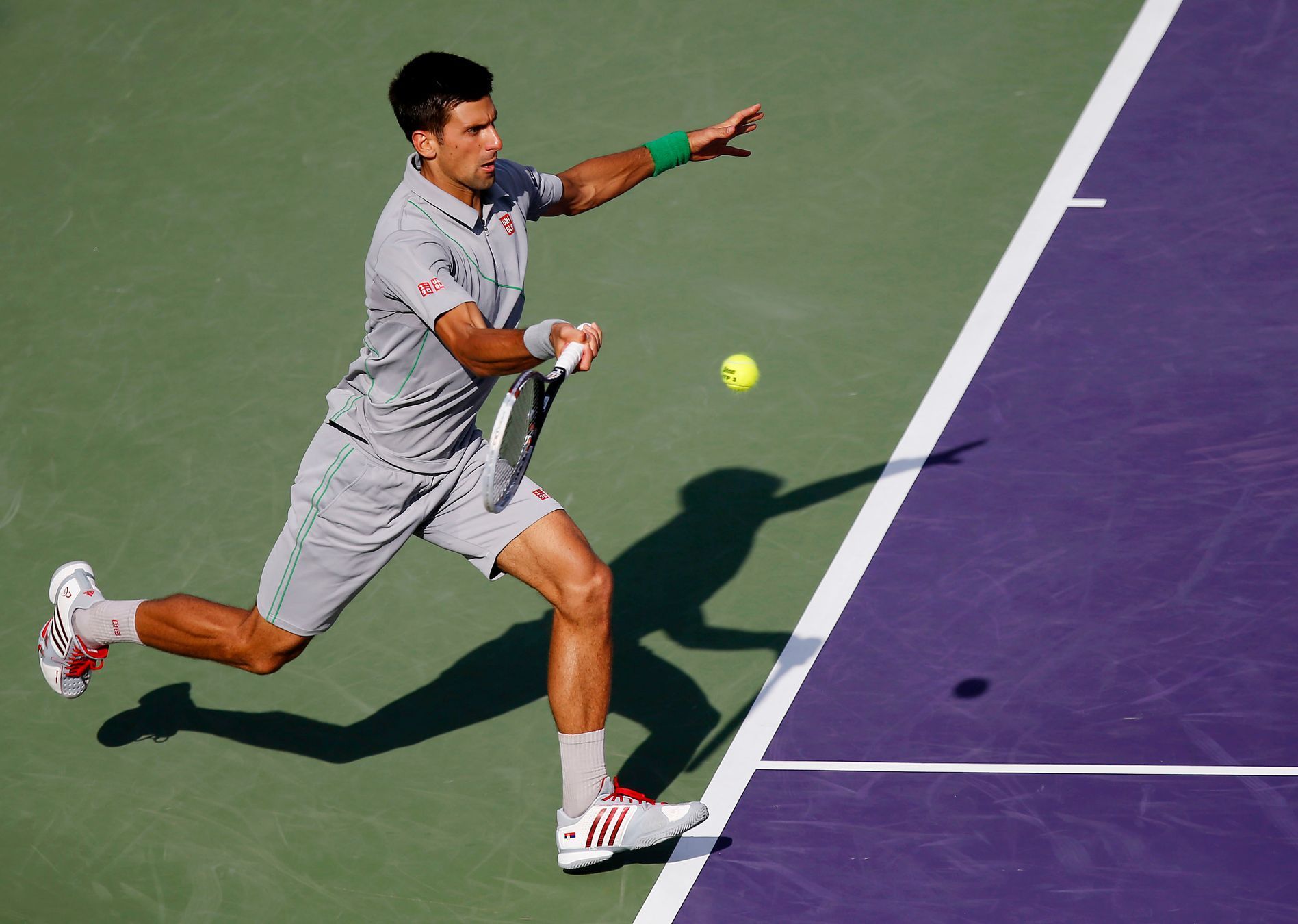 Novak Djokovič na turnaji v Miami 2014