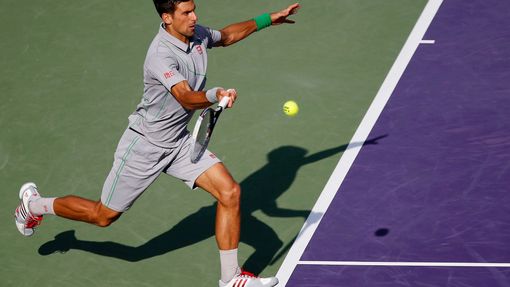 Novak Djokovič na turnaji v Miami 2014