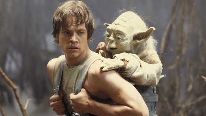Mark Hamill jako Luke Skywalker ve filmu Star Wars: Epizoda V - Impérium vrací úder.