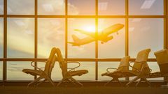 Letadlo, letiště, odlet, ilustrační foto