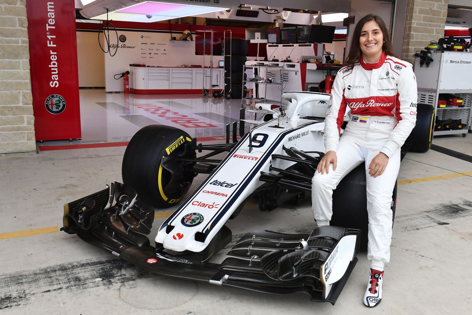 F1 2018: Tatiana Calderónová, Sauber