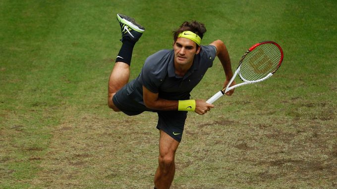 Roger Federer to na trávě stále umí, ostatně jak ukázal na turnaji v Halle