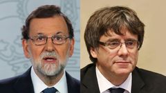 Mariano Rajoy a Carles Puigdemont