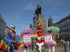 Profesor Putna se festivalu Prague Pride zúčastňuje. 