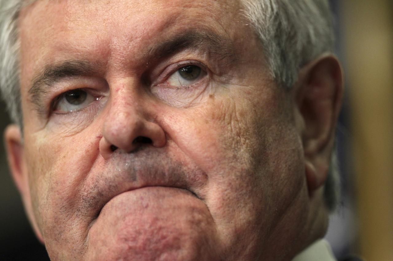 Newt Gingrich oznamuje konec kampaně