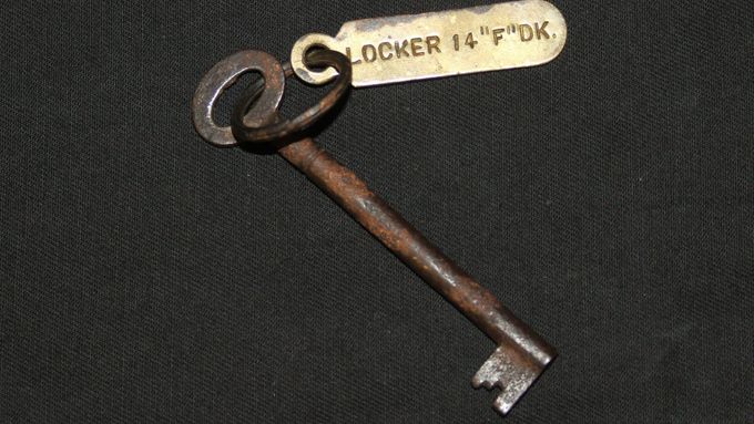 Rezavý klíček z Titaniku