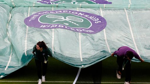 Wimbledon 2013: déšť