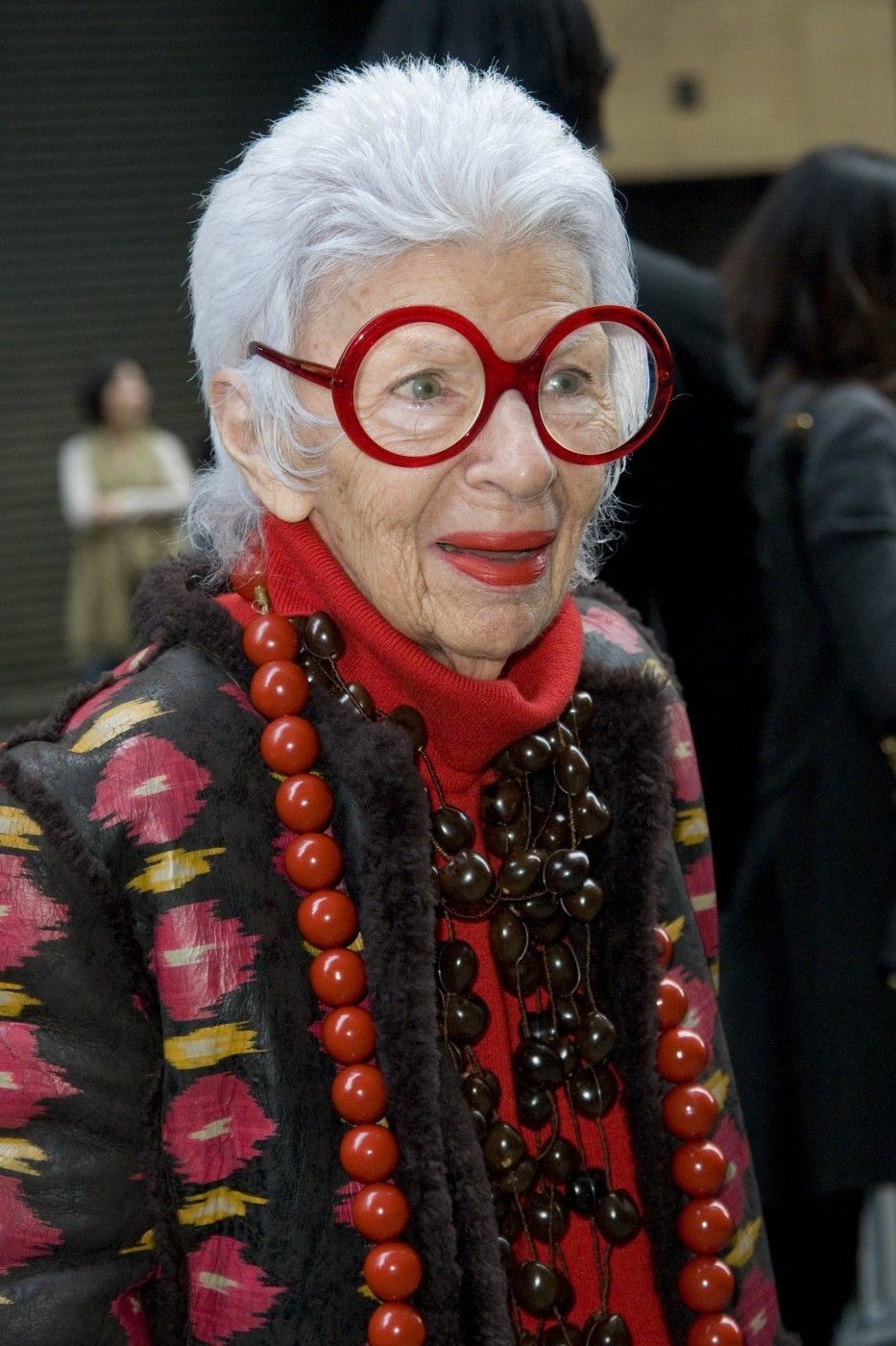modelky 60+ - Iris Apfel