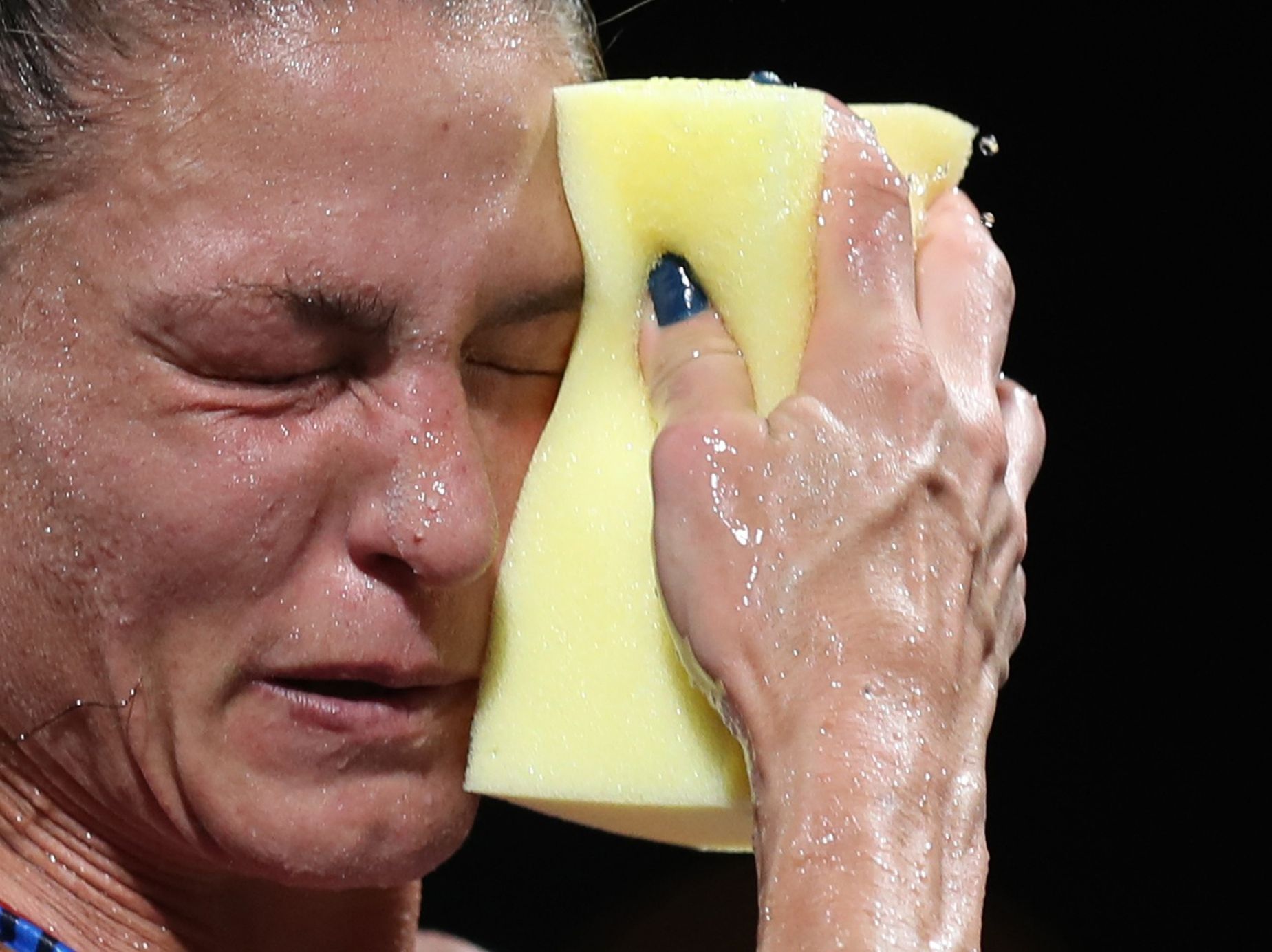 Marcela Joglová při maratonu na MS v atletice v Dauhá 2019