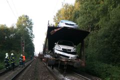 Srážku vlaků na Rokycansku zavinil strojvedoucí
