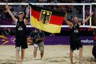 Němci získali první zlato pro Evropany z olympijského písku