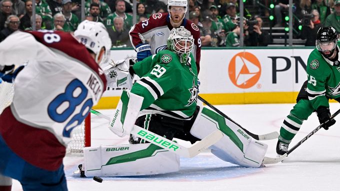 Martin Nečas v utkání proti Dallasu