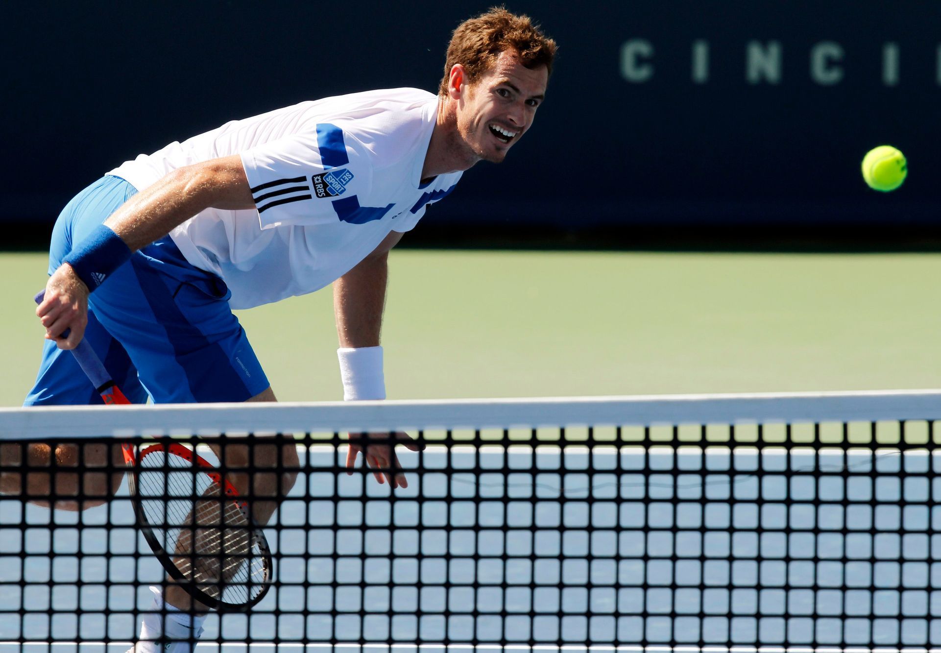 Andy Murray na turnaji v Cincinnatti 2013
