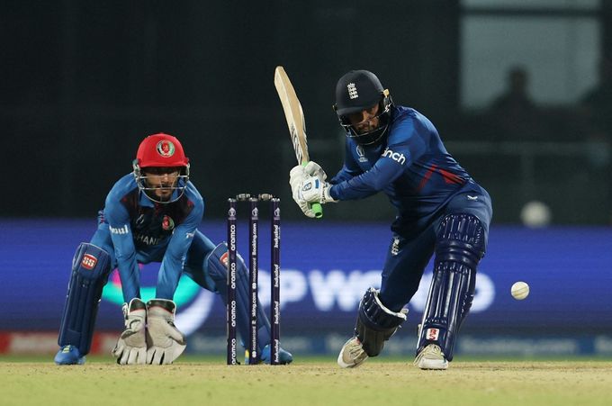 Utkání Anglie - Afghánistán na letošním MS v kriketu