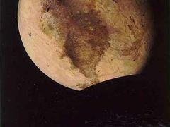Pluto a jeho měsíc Charon na ilustračním obrázku
