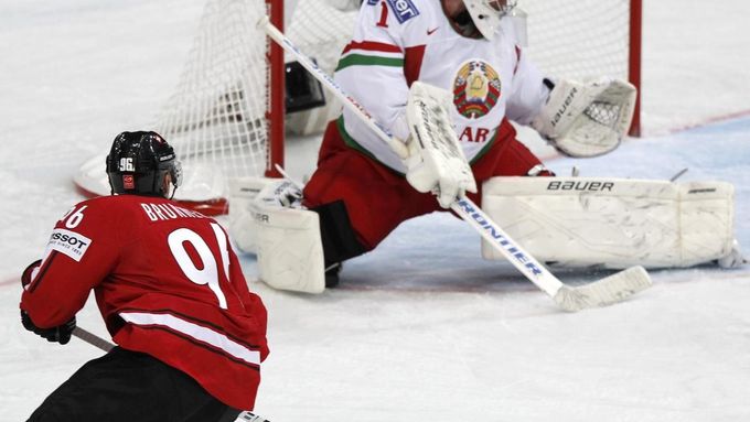 MS v hokeji 2012: Švýcarsko - Bělorusko (Brunner, Koval)