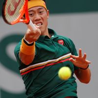 Kei Nišikori Kei Nišikori na French Open 2017