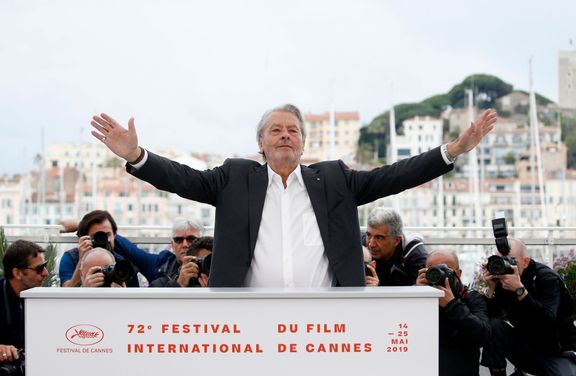 Alain Delon v Cannes.