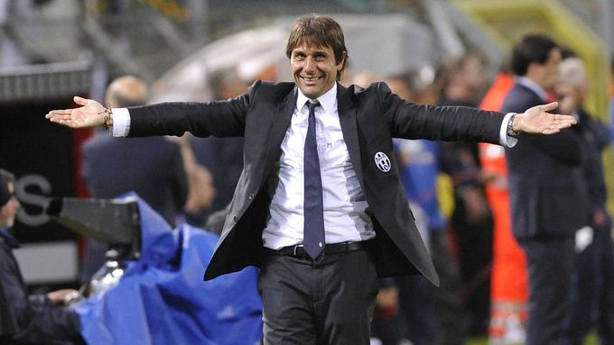 Trenér mistrovského Juventusu Antonio Conte.
