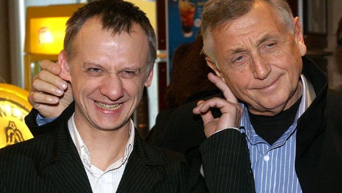 Herec Ivan Barnev a režisér Jiří Menzel