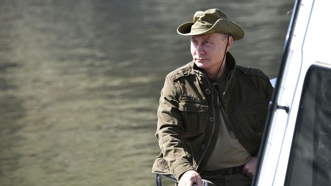 Vladimir Putin na dovolené.