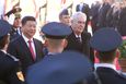 Čínský prezident na Pražském hradě.