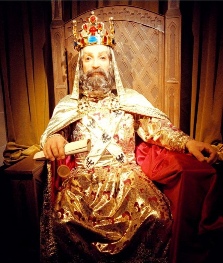 Karel IV. v muzeu voskových figurín