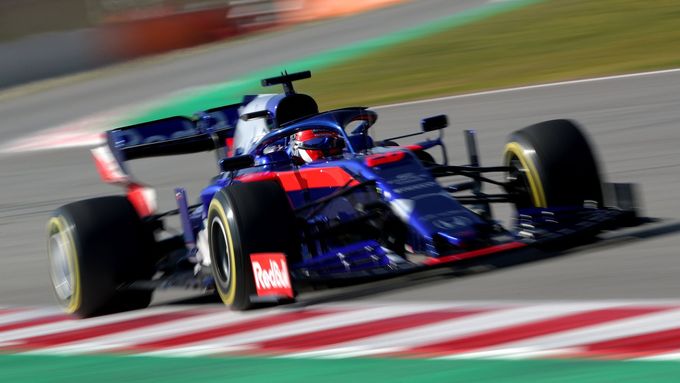 Testy F1 2019, Barcelona I: Daniil Kvjat, Toro Rosso