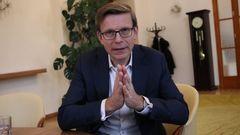 Ministr dopravy Martin Kupka (ODS) v rozhovoru pro Aktuálně.cz v lednu 2025