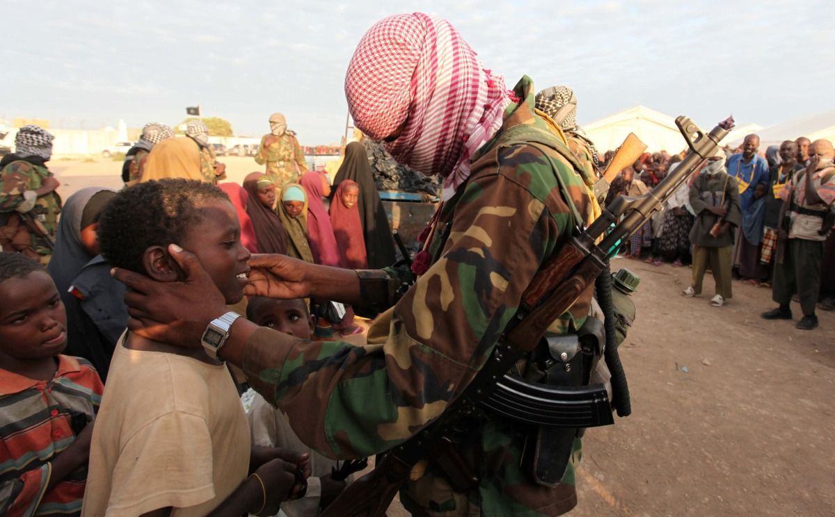 Somálský islamista z hnutí Šabáb