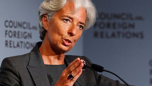 Christine Lagardeová, šéfka MMF