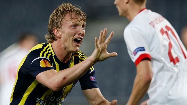 Fotbal Evropská liga, Fenerbahce - Plzeň: Dirk Kuijt