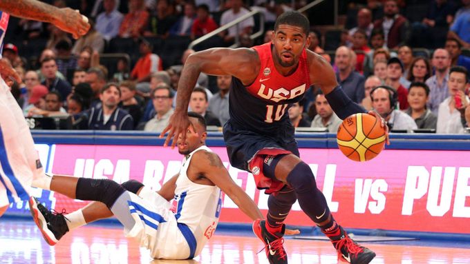 Basketball: Puerto Rico vs USA (Kyle Irving)