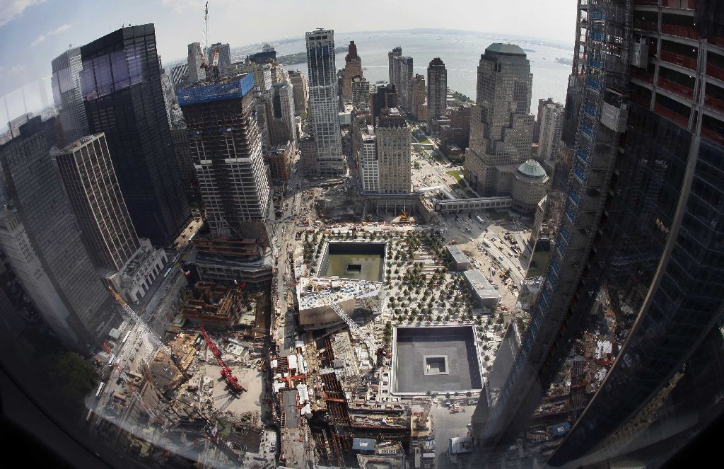 Přípravy památníku útoků z 11. září 2001