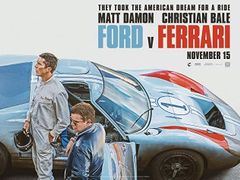 Plakát k filmu Le Mans '66, který se v USA promítá pod názvem Ford versus Ferrari