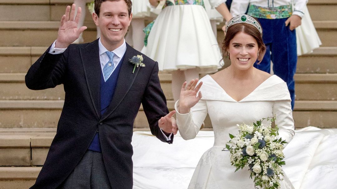 Princezna Eugenie se za Jacka Brooksbanka provdala před dvěma lety.