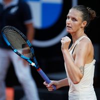 Karolína Plíšková Karolína Plíšková v semifinále tenisového turnaje v Římě 2020