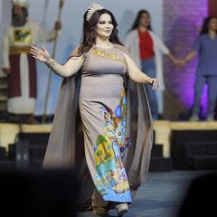 Irácká herečka Inás Tálibová