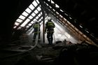 V Senožatech shořel opravený dům, škoda za 4 miliony